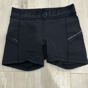 Lululemon bike shorts. Size 4